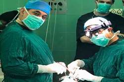 Two Philanthropist surgeons performing 15 cleft lip and palate surgeries within three days at Ali Ibne Abitalib Hospital in Zahedan, Sept 2023